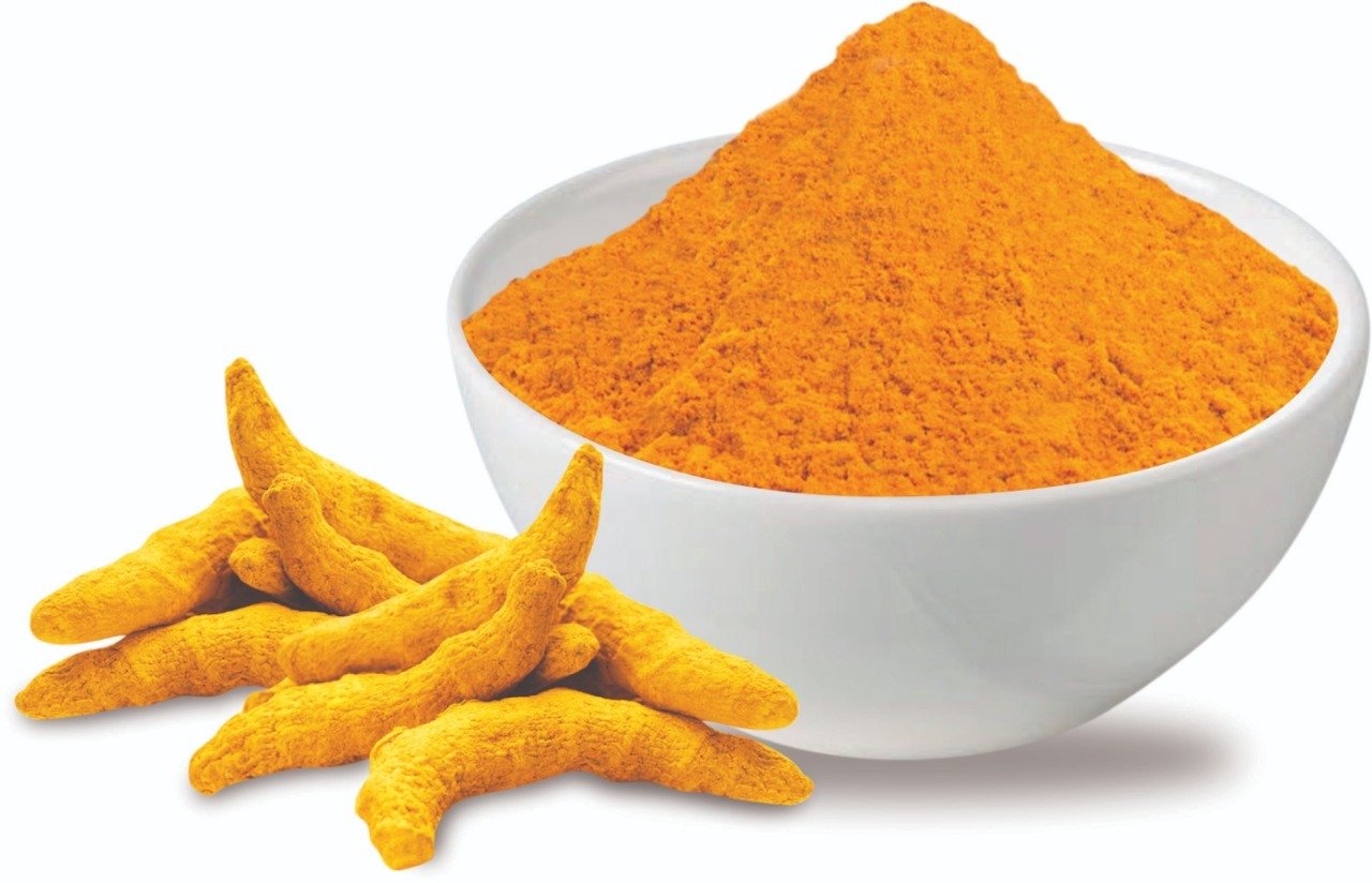 turmeric powder and whole
